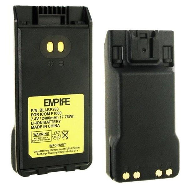 Empire Empire BLI-BP280 Icom BP280Li Replacement 7.4V 2400 mAh Li-ion Battery - 17.76 watt BLI-BP280